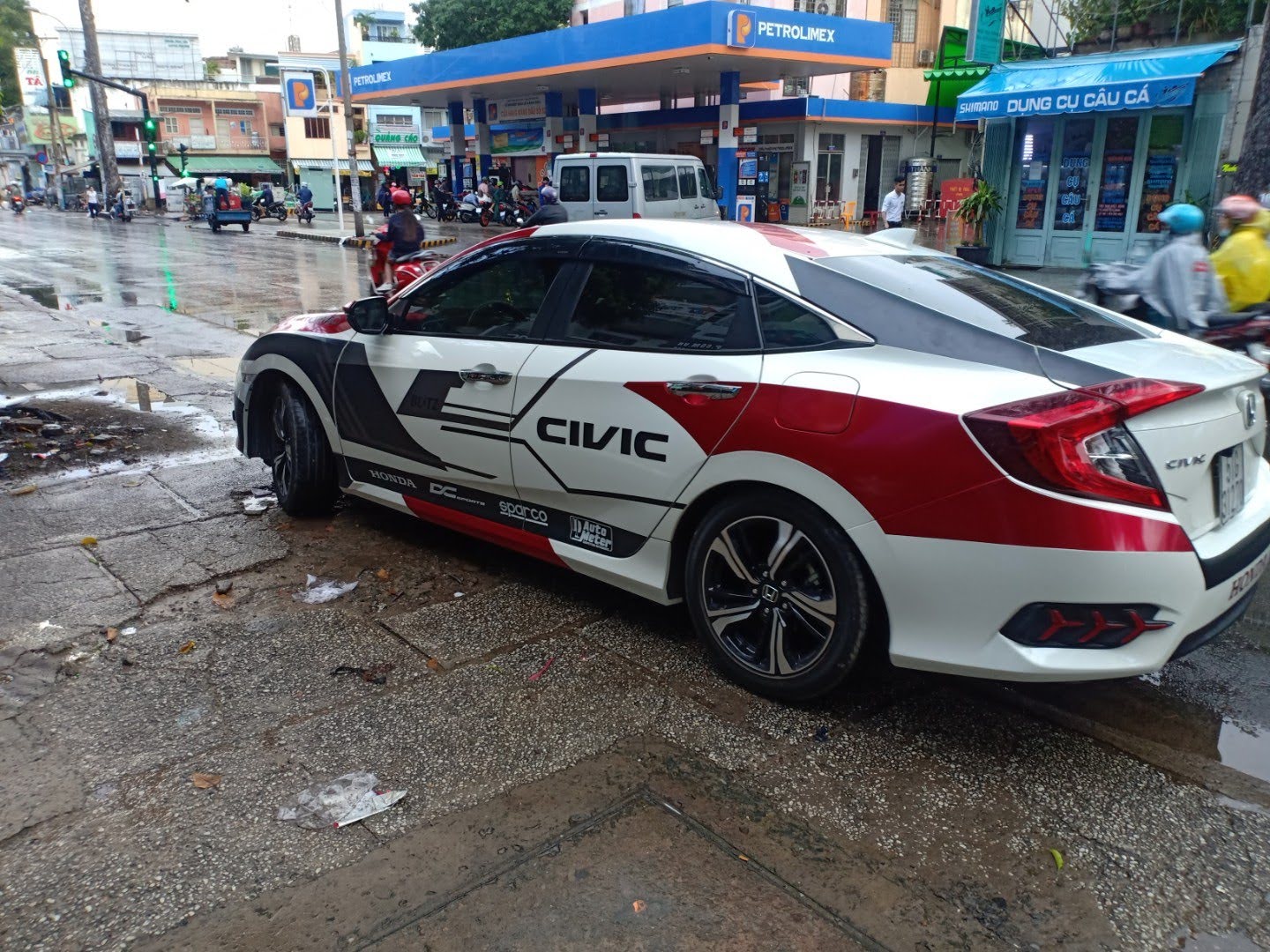 Honda Civic Wrap Tem Xe Thể Thao bộ tem huyền thoại đầu tay của tuongdecalpro tức wrapviet-wv15