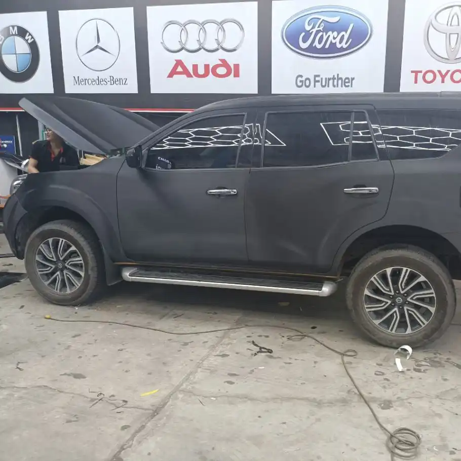 Nissan Terra Wrap Đổi Màu Đen ĐEN Xước - wv37