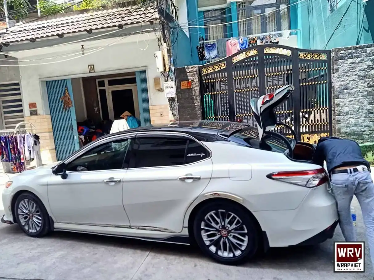 Toyota Camry 2018 Wrap Full PPFx tăng độ bóng bảo vệ sơn zin chống trầy xước- wv50