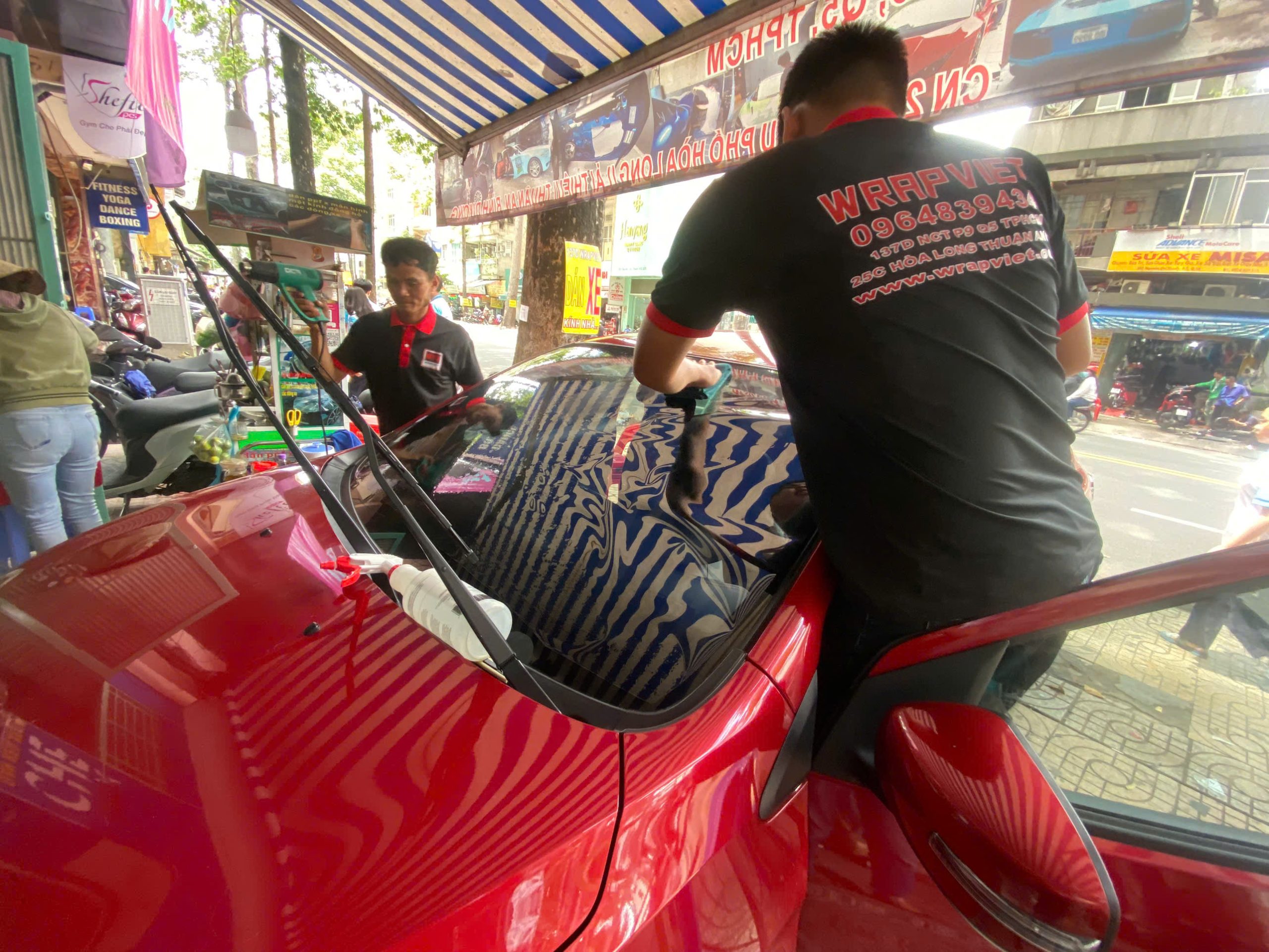 Dán film cách nhiệt các dòng xe cùng nhiều mẫu tại wrapviet-wv57