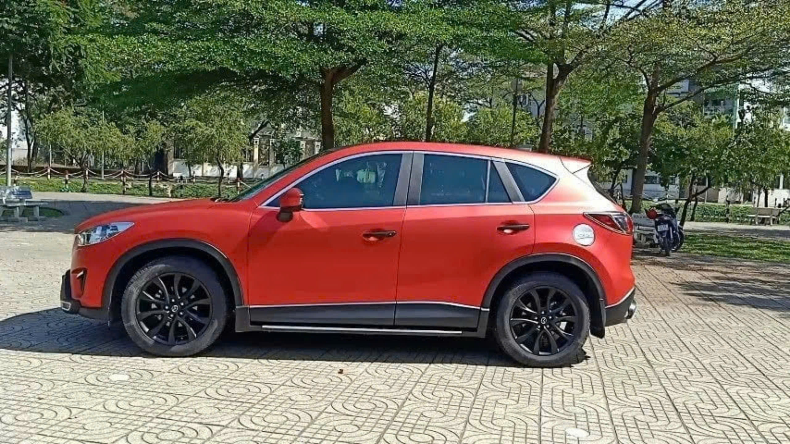 Mazda CX5 Wrap Full đỏ mờ source wrapviet - wv27