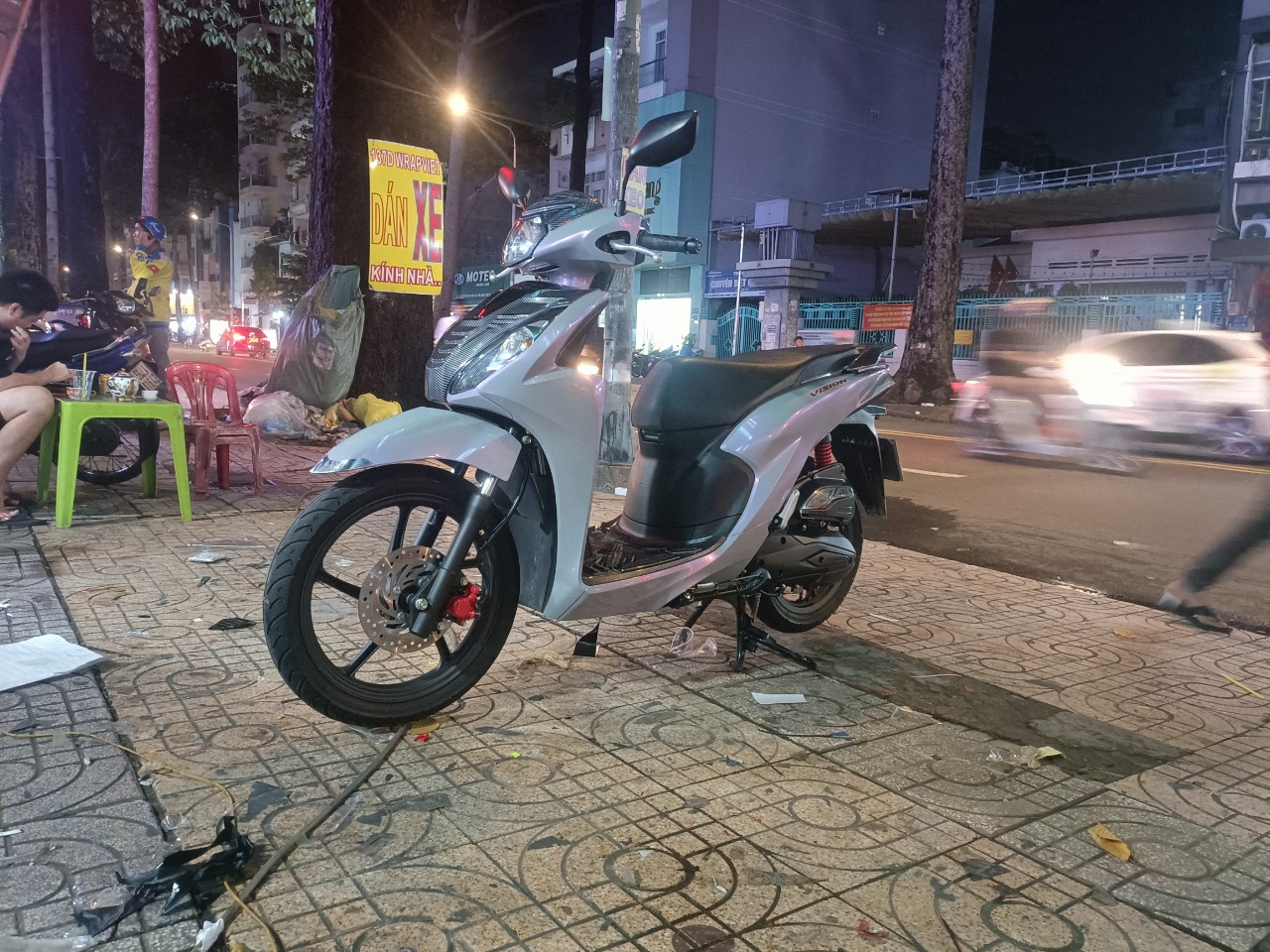 Vision wrap full xám ánh tím chuyển màu - wv61