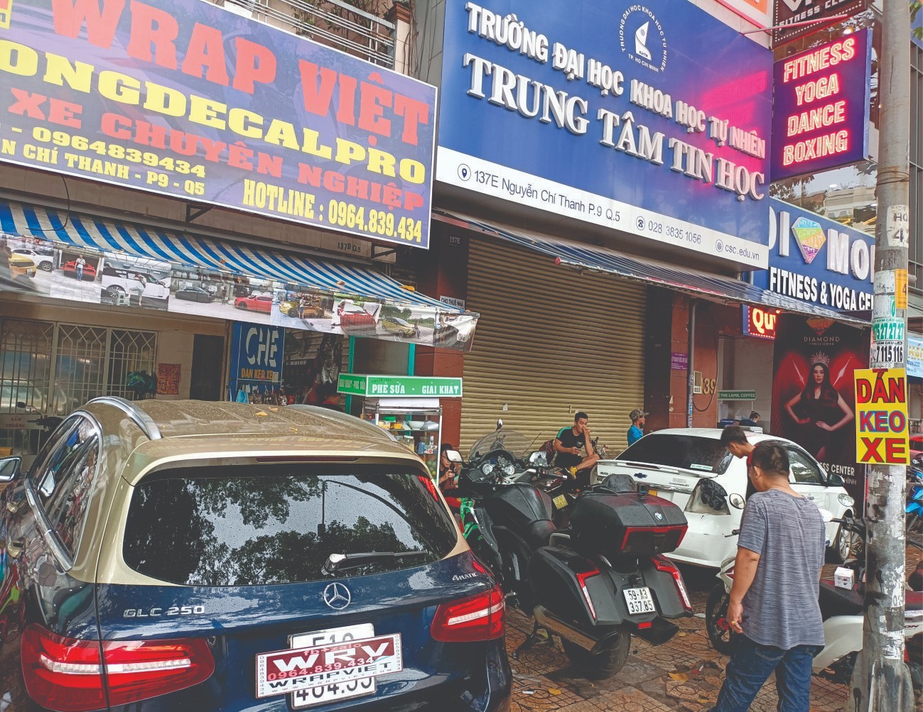 Mercedes glc 250 wrap maybach vàng gold -wv77