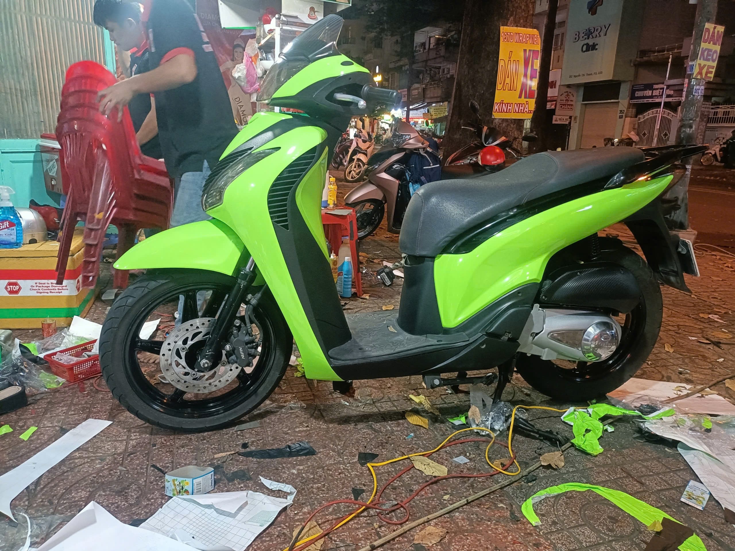 SH wrap full film xanh cao cấp - wv103