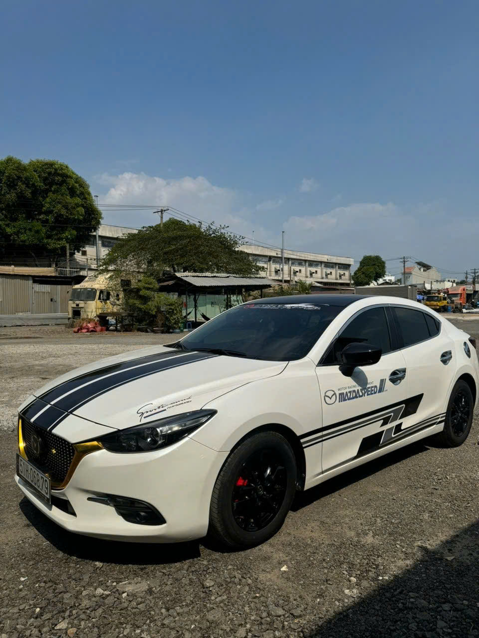 Mazda wrap tem ghép cao cấp theo yêu cầu -wv113