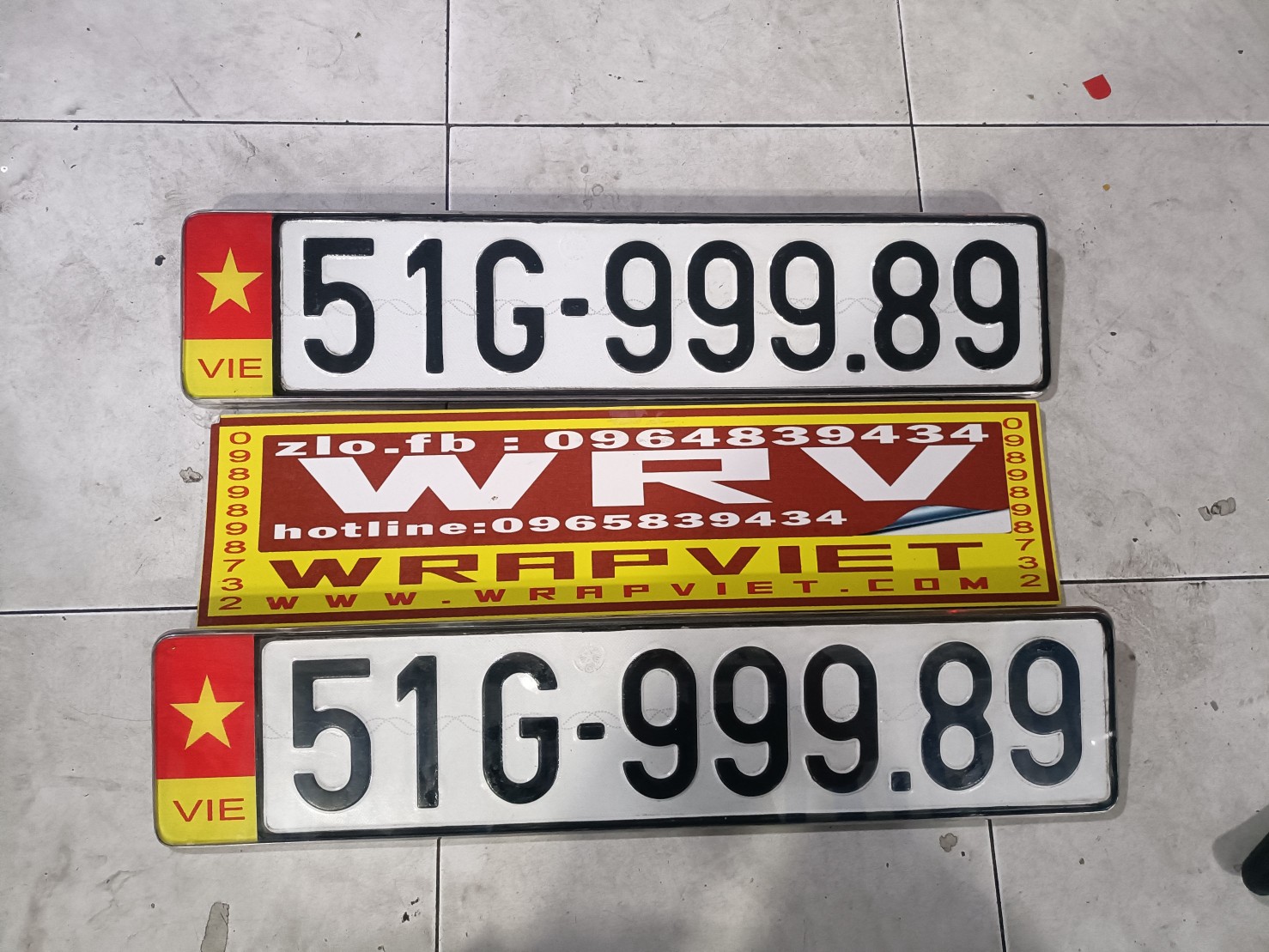 để phục vu khách hàng toàn diện wrapviet nhận làm biển số gò máy tất cả dòng xe -wv139