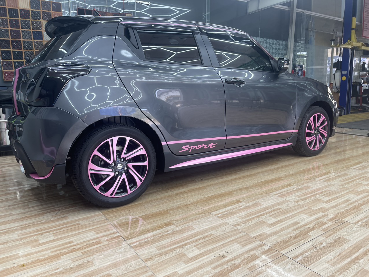 mâm bị trầy xước và không phù hợp với xe ace hãy liên hệ với wrapviet-191