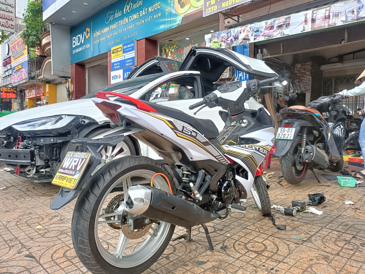 Exciter dán full tem trùm theo yêu cầu-290