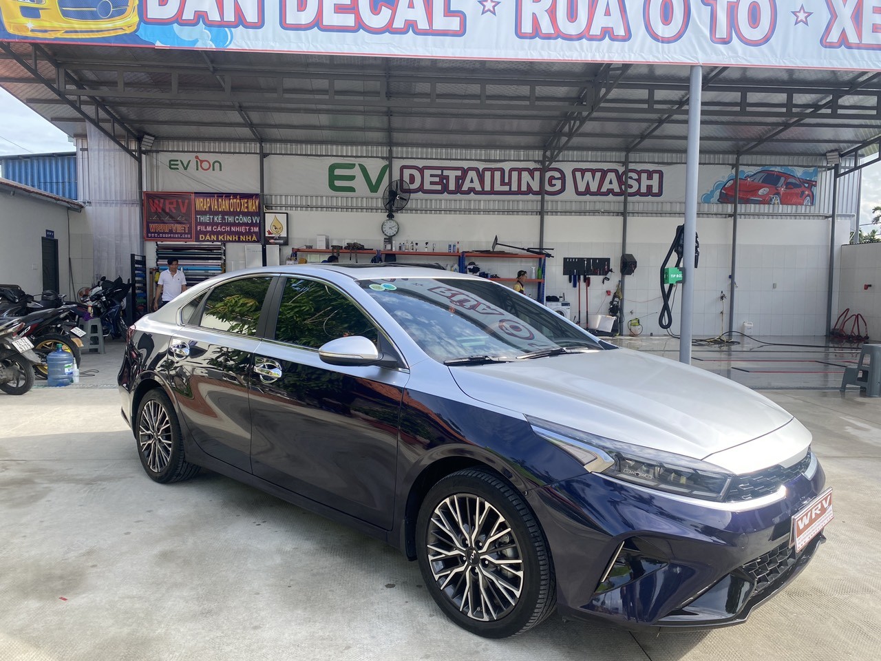 Kia K3 wrap maybach bạc bóng cao cấp-wv315