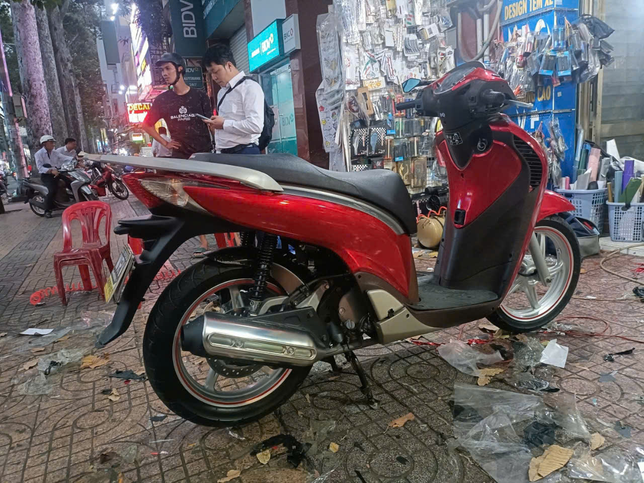 SH wrap full đỏ bóng cao cấp-wv351