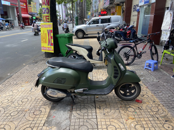Vespa wrap full xanh mờ quân đội-wv371