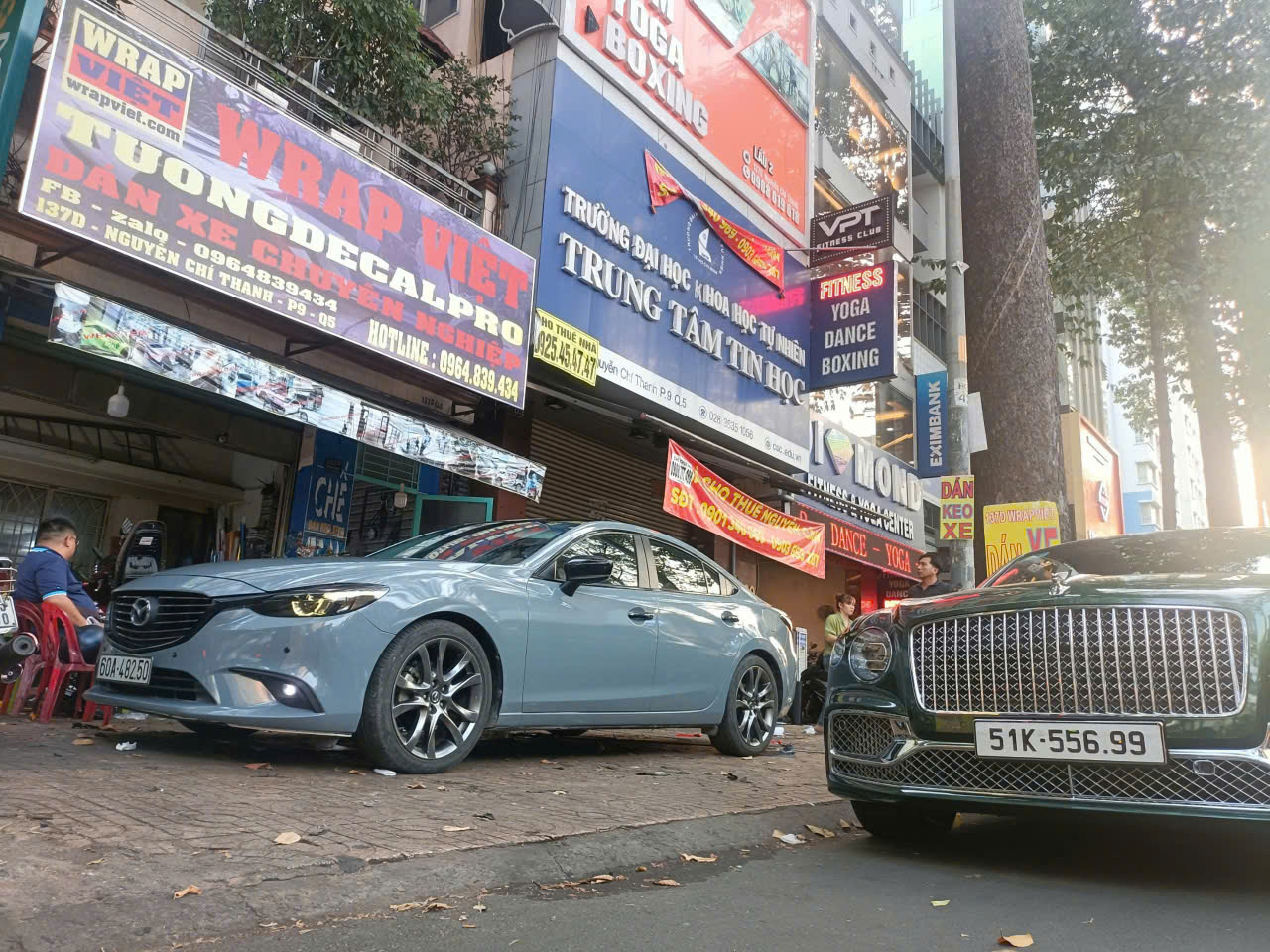 Mazda wrap full xám bóng-wv370