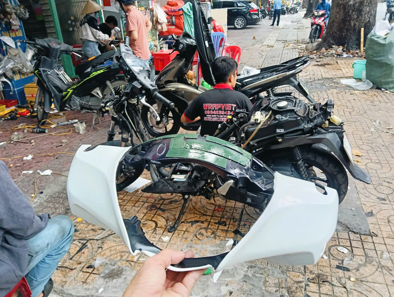 SH wrap full trắng ánh hồng cao cấp -wv422