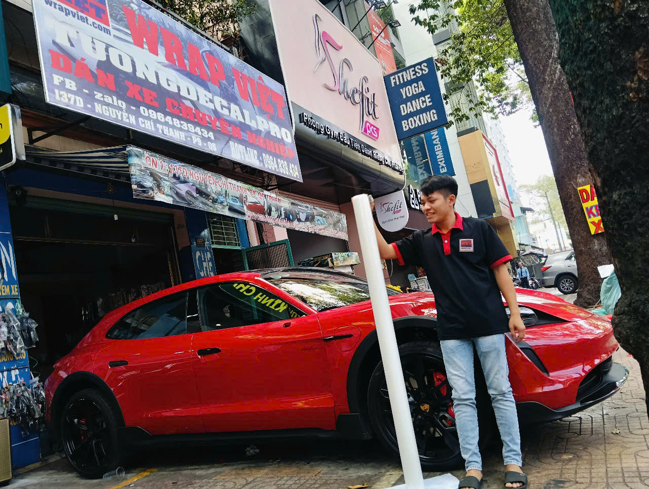 porsche taycan s4 wrap full ppf x cao cấp tăng độ bóng bảo vệ sơn chống trầy xước ( khách hàng cần lưu ý ppf có rất nhiều loại có loại ppf còn rẻ hơn cả keo trong 3 lớp của wrapviet ạ )-wv444