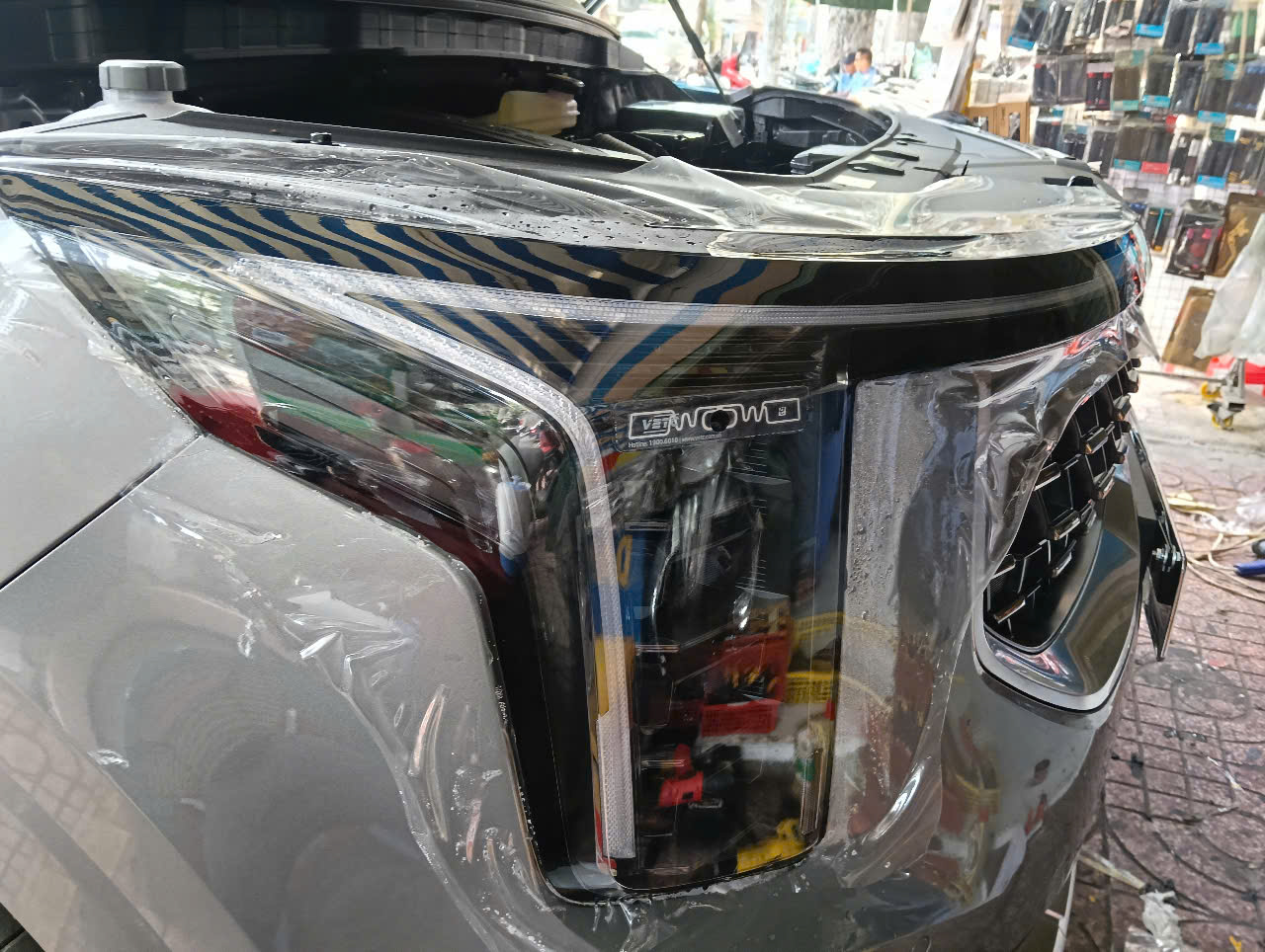 carnival wrap full nội thất ppf cao cấp tăng độ bóng bảo vệ sơn chống trầy xước ( khách hàng cần lưu ý ppf có rất nhiều loại có loại ppf còn rẻ hơn cả keo trong 3 lớp của wrapviet ạ )-wv472