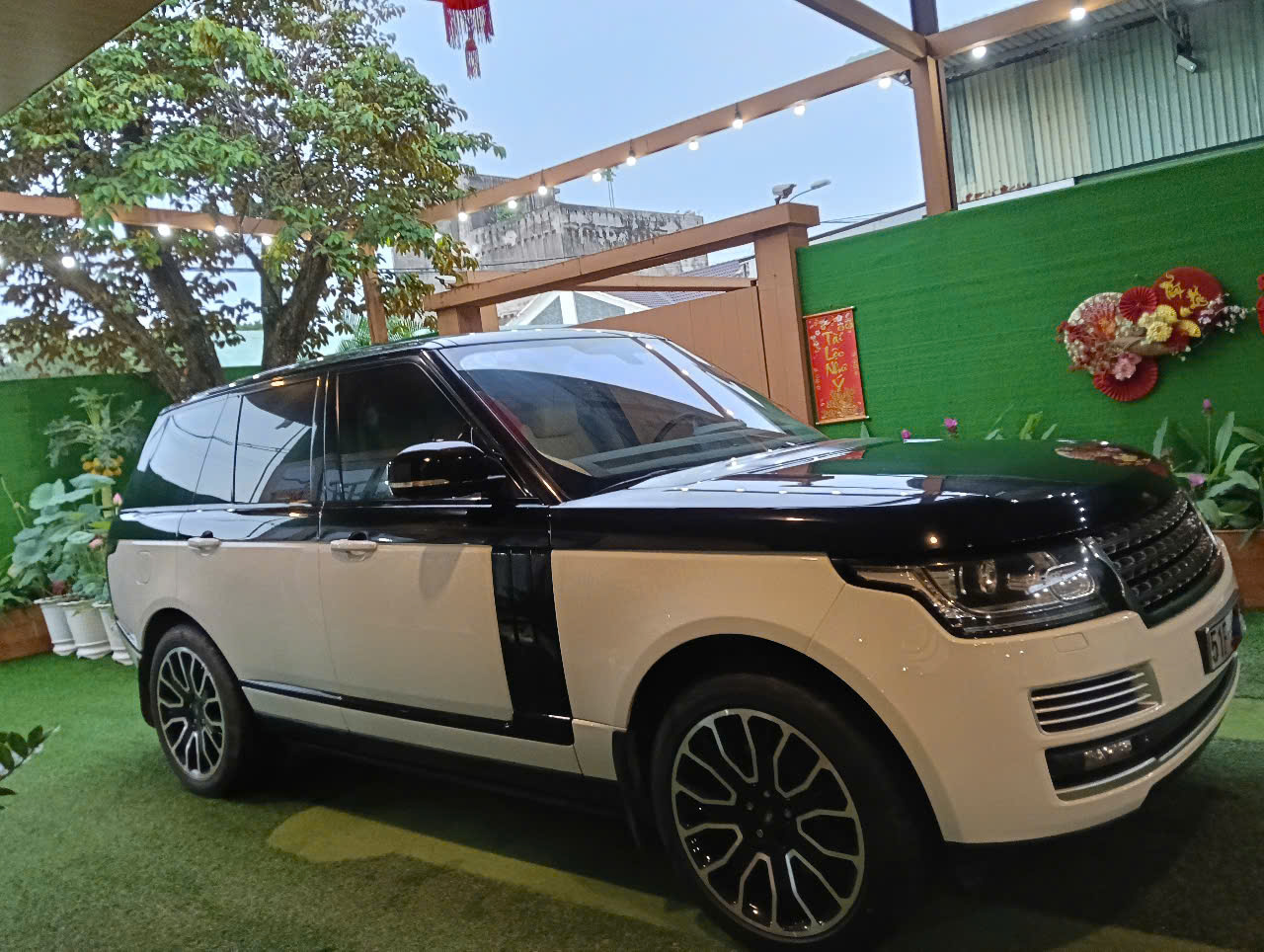 RANGE  ROVER wrap maybach đen siêu bóng cao cấp-wv479