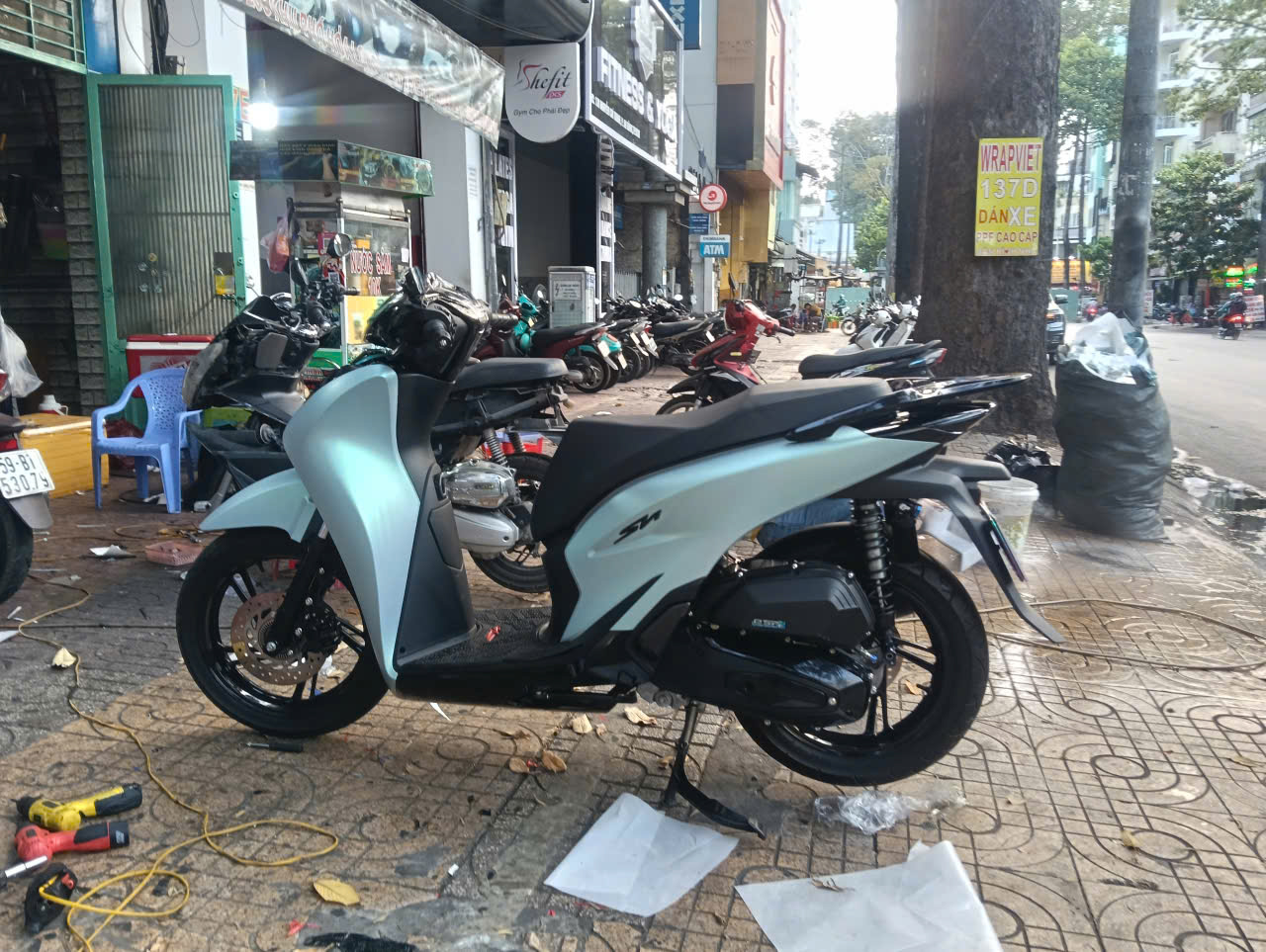 sh wrap full xanh ngọc phối theo yêu cầu -wv572