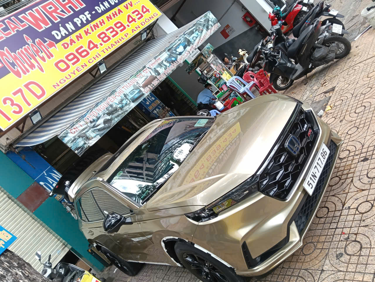 Honda CR-V wrap full màu mới 2026 -wv 591
